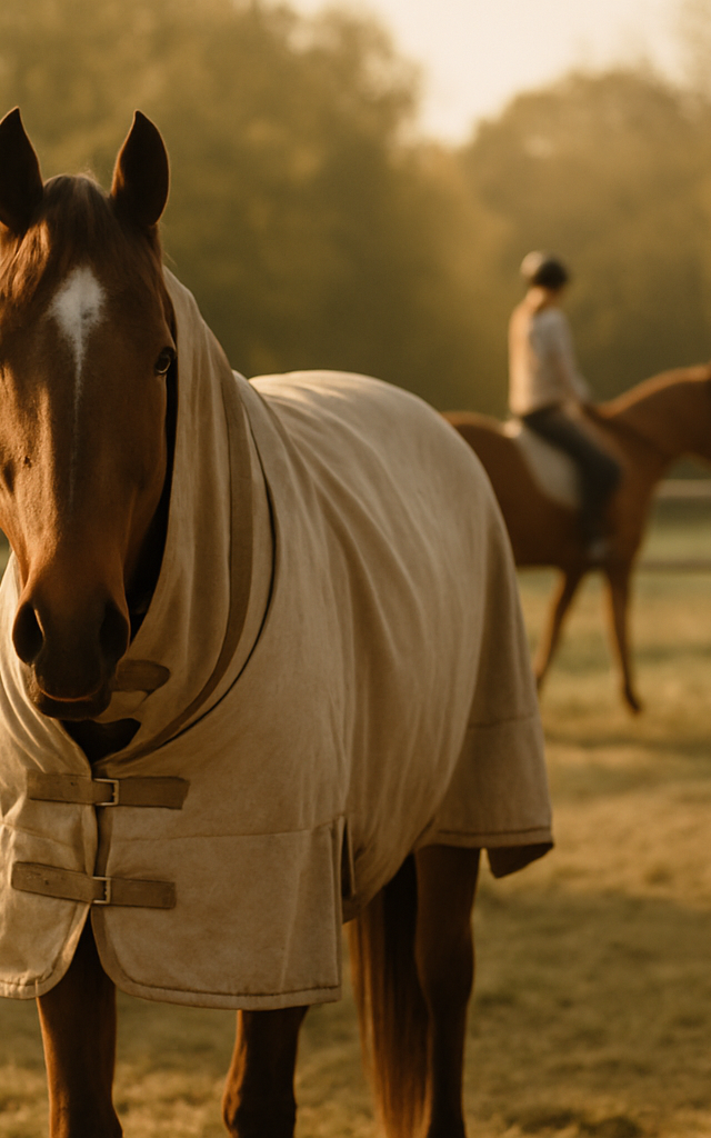 Illustration : Couverture cheval : quand la mettre et comment bien choisir