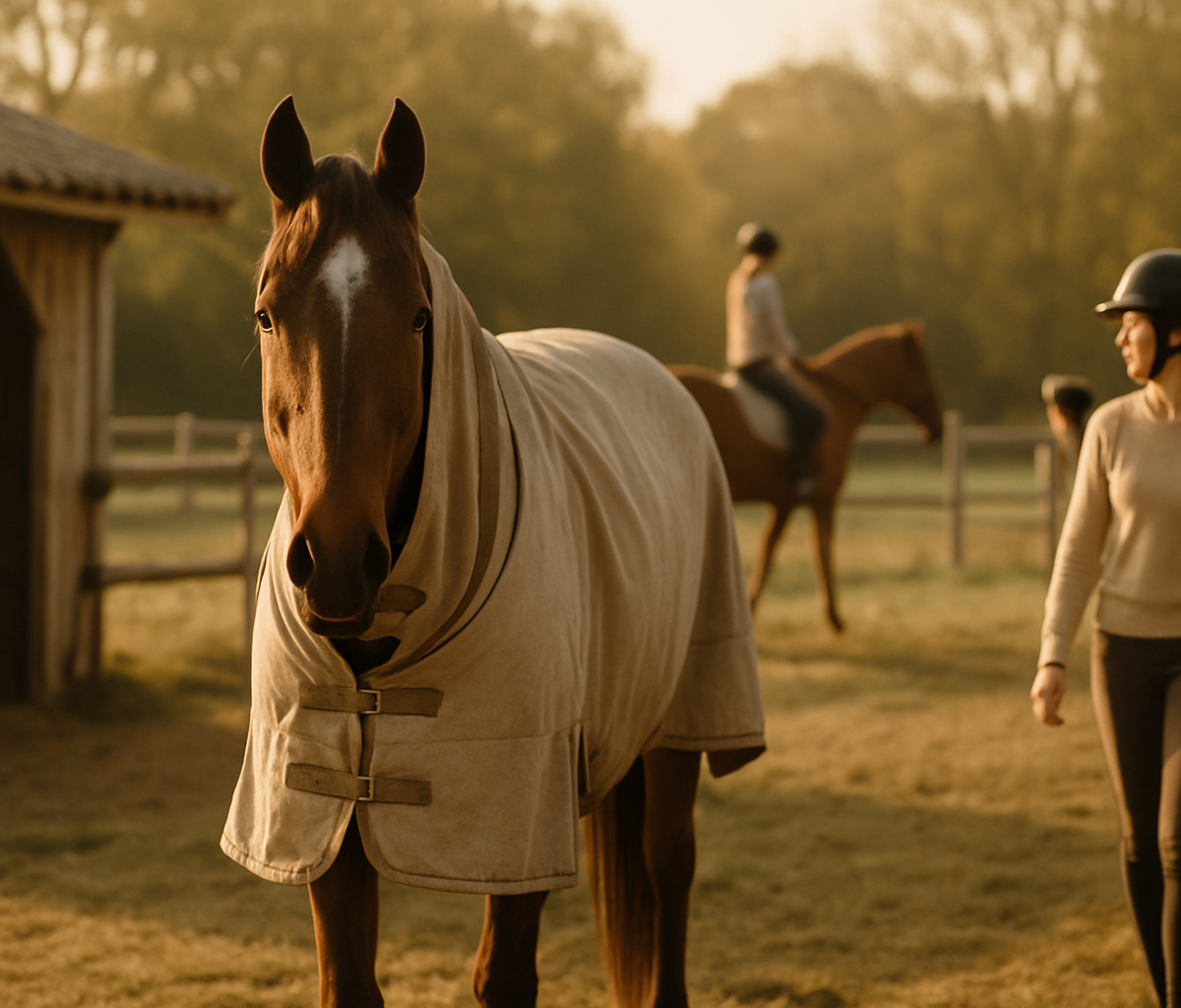 Illustration : Couverture cheval : quand la mettre et comment bien choisir