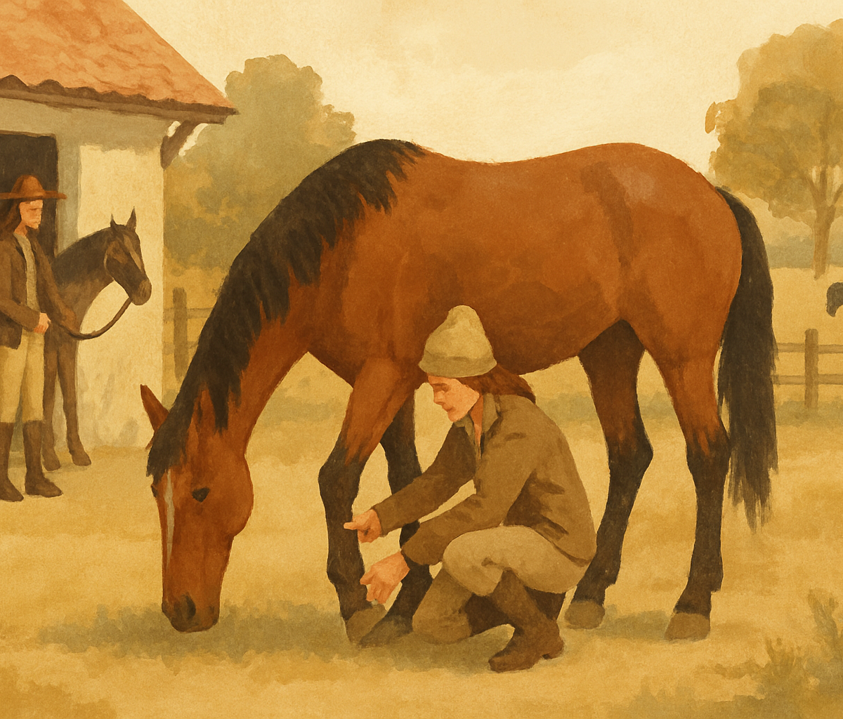 Illustration : Gale de boue du cheval : bien la prévenir et la soigner
