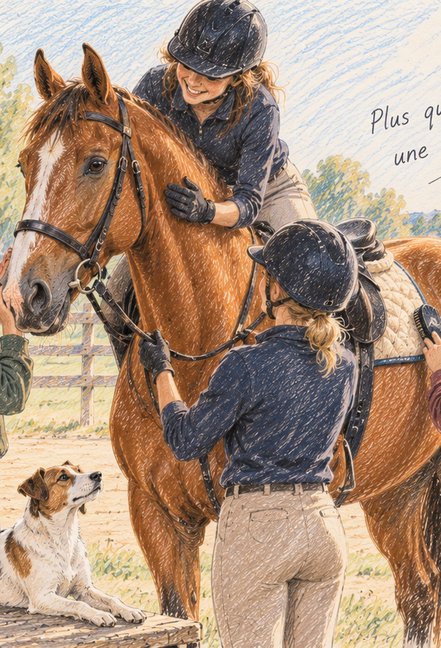Illustration : Partager son cheval entre plusieurs cavaliers