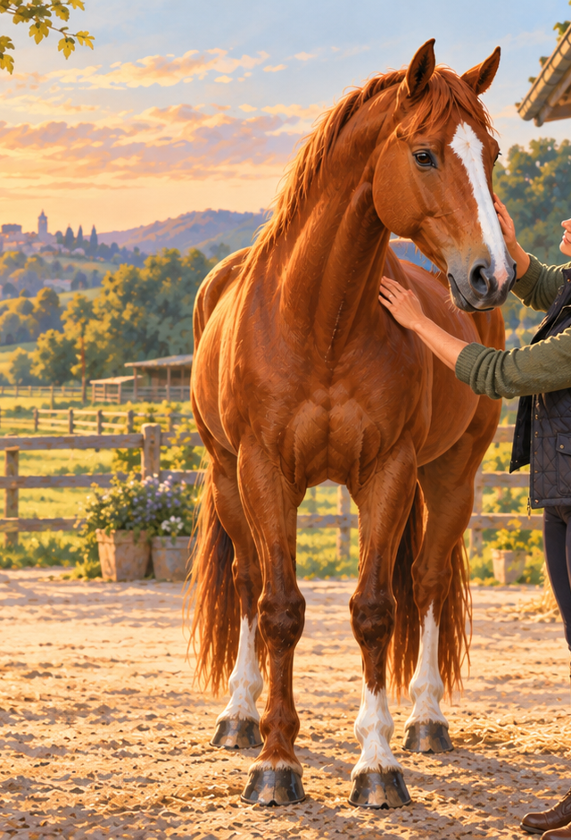 Illustration : Les gestes essentiels pour la santé du cheval au quotidien