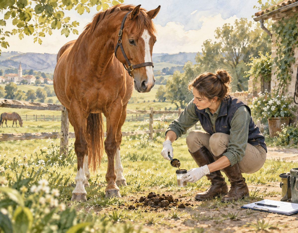 Illustration : Vermifuger son cheval : le guide de la vermifugation raisonnée