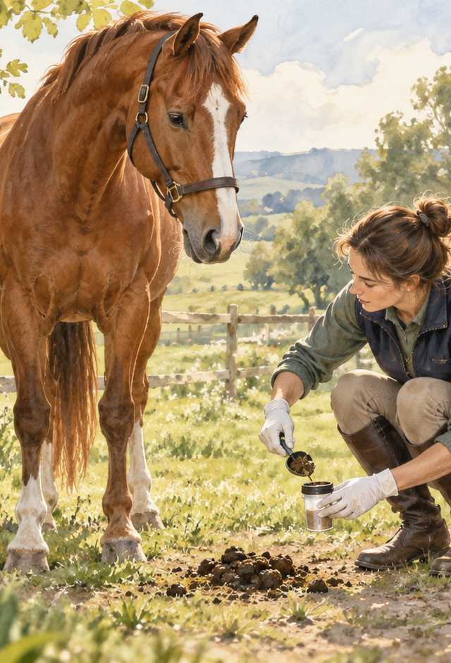 Illustration : Vermifuger son cheval : le guide de la vermifugation raisonnée
